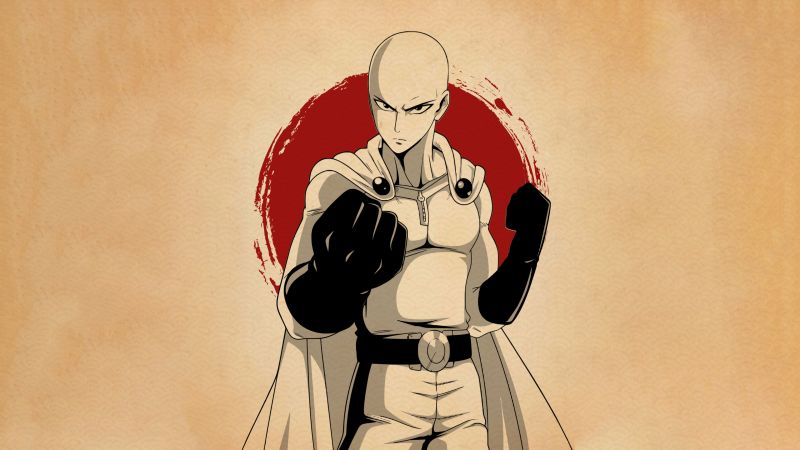 Saitama Wallpaper 4K, One Punch Man, Anime, #10118