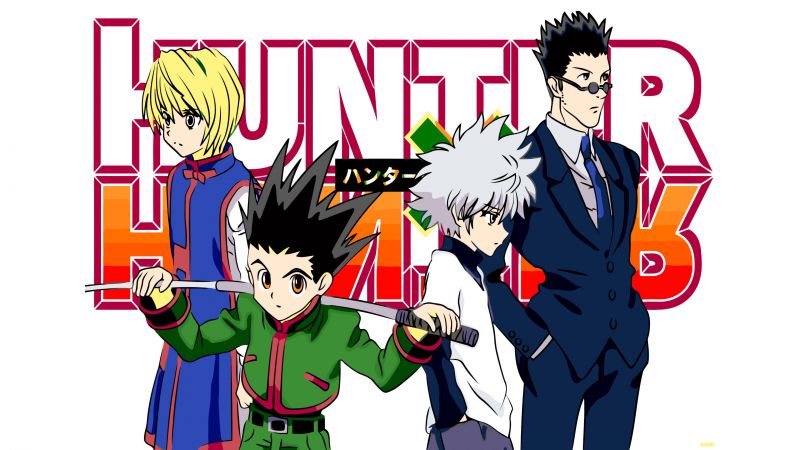 Hunter x Hunter, anime, gon, green, hunterxhunter, hunterxhunterlogo,  killua, HD phone wallpaper