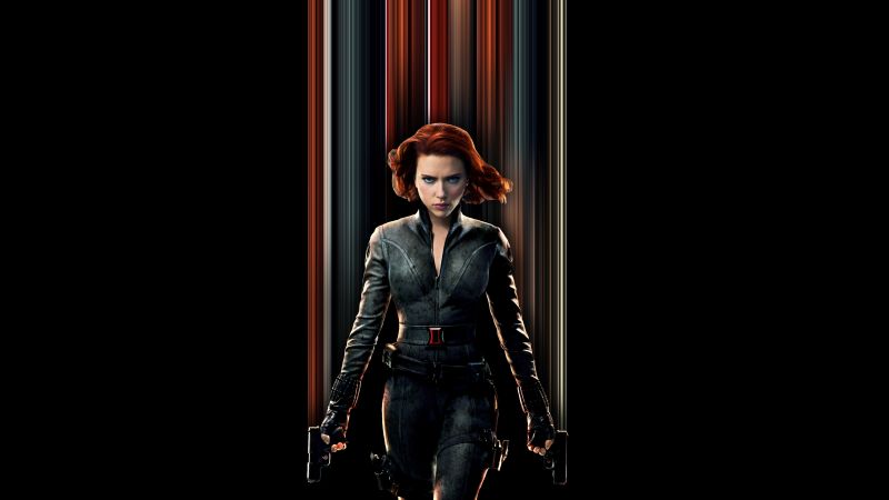 Black Widow Wallpaper 4K, Scarlett Johansson, Black/Dark, #2705