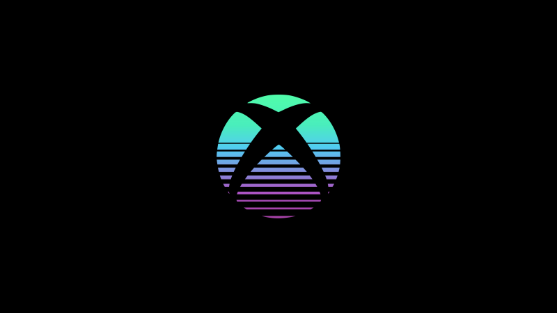 Xbox Wallpaper 4K, Logo, Black background, Technology, #3285