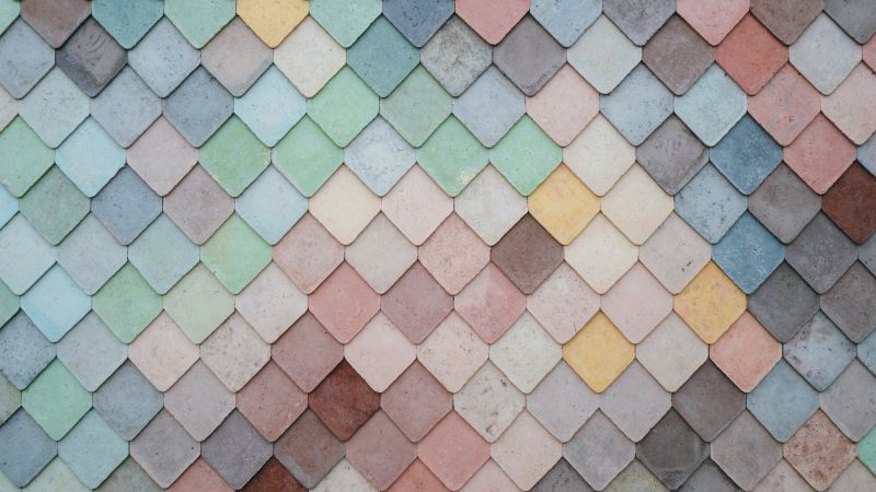 Wall tiles Wallpaper 4K, Pastel background, Abstract, #4332