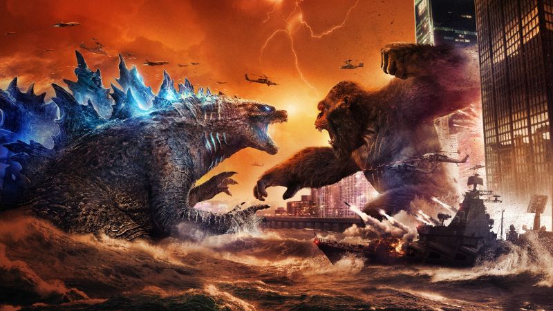 Godzilla vs Kong Wallpaper 4K, 2021 Movies, 5K, Movies, #4802