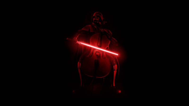 Darth Vader Wallpaper 4K, Violin, Lightsaber, Graphics CGI, #4953