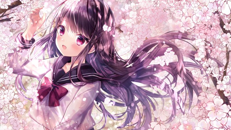 Pretty Anime Girl Pink Wallpapers - Anime Girl Wallpapers iPhone