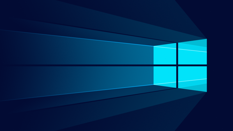 Windows 10 Wallpaper 4K, Minimalist, Windows logo