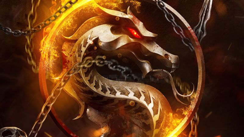 Scorpion Wallpaper 4K, Mortal Kombat, Dragon, Graphics CGI, #7304