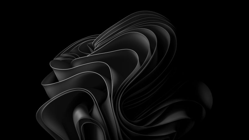 black wallpaper desktop