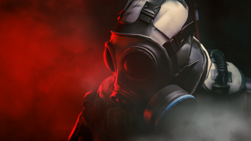 Counter-Strike: Global Offensive Wallpaper 4K, CS GO, Gas mask, Games, #9192