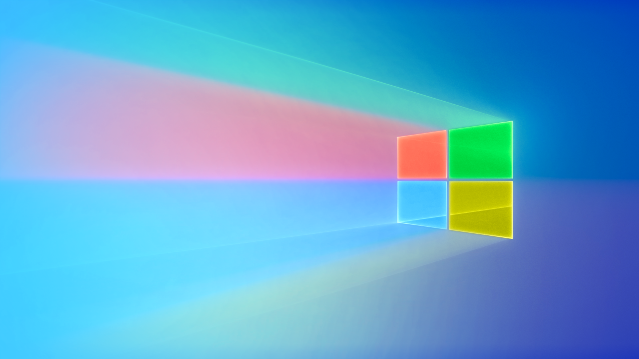 Windows 10 4K Wallpaper, Windows logo, Colorful, Glossy ...