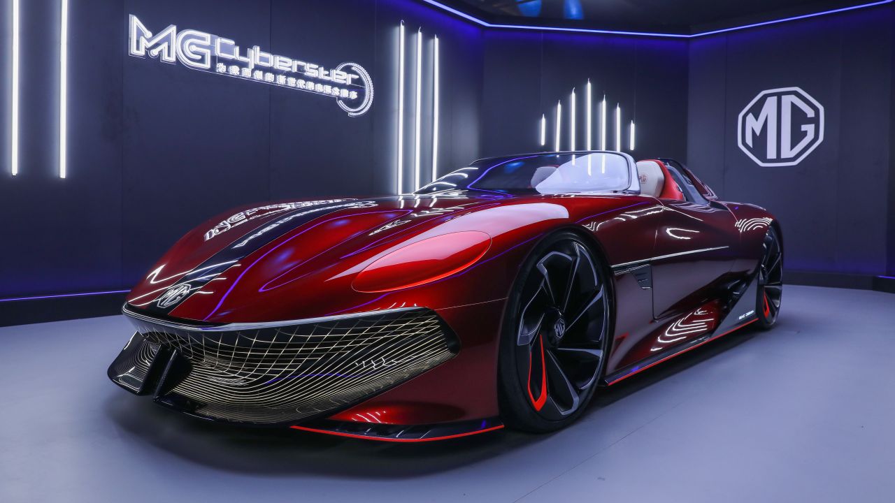 MG Cyberster Concept 4K Wallpaper, Electric Sports cars, EV Concept, 5K