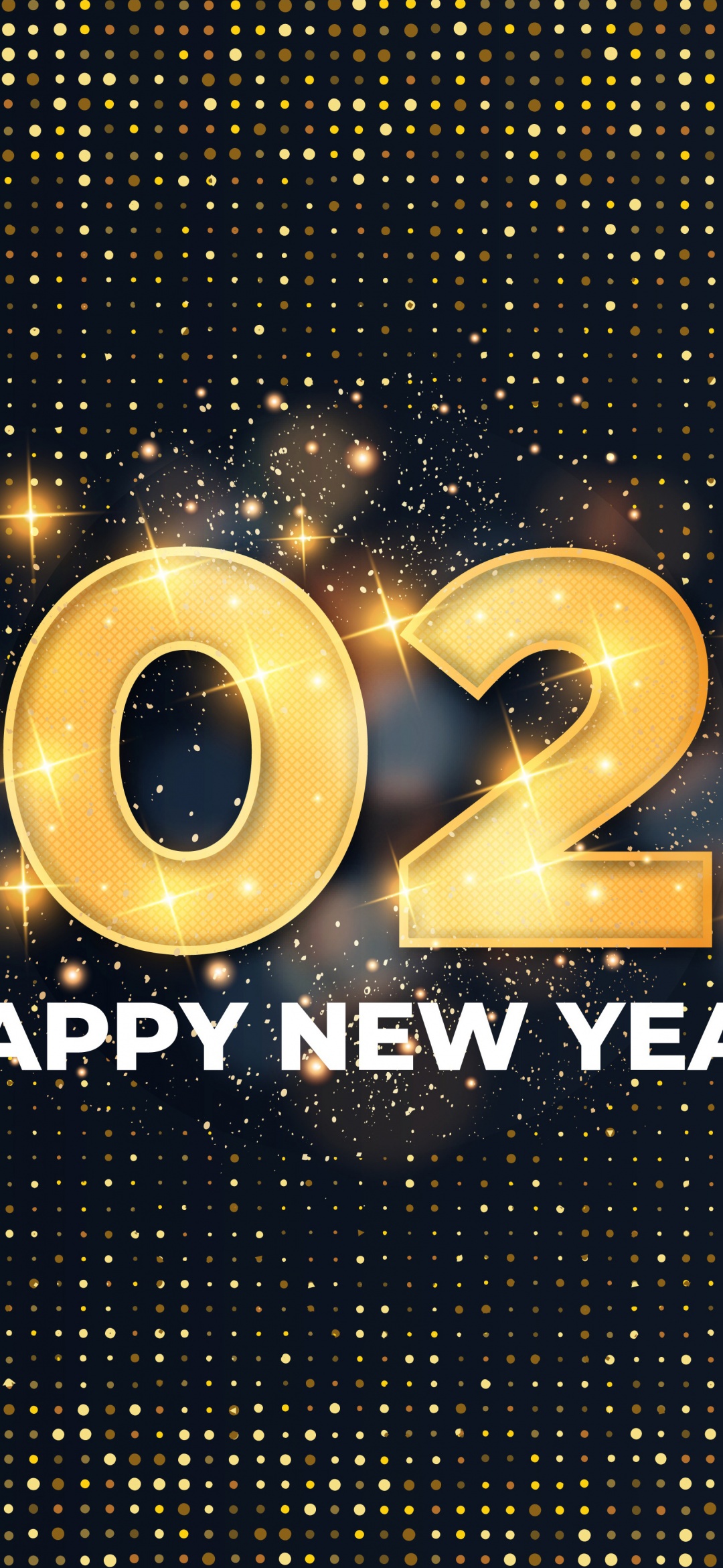 Free Vector  New year 2022 iphone wallpaper holiday greeting typography  vector