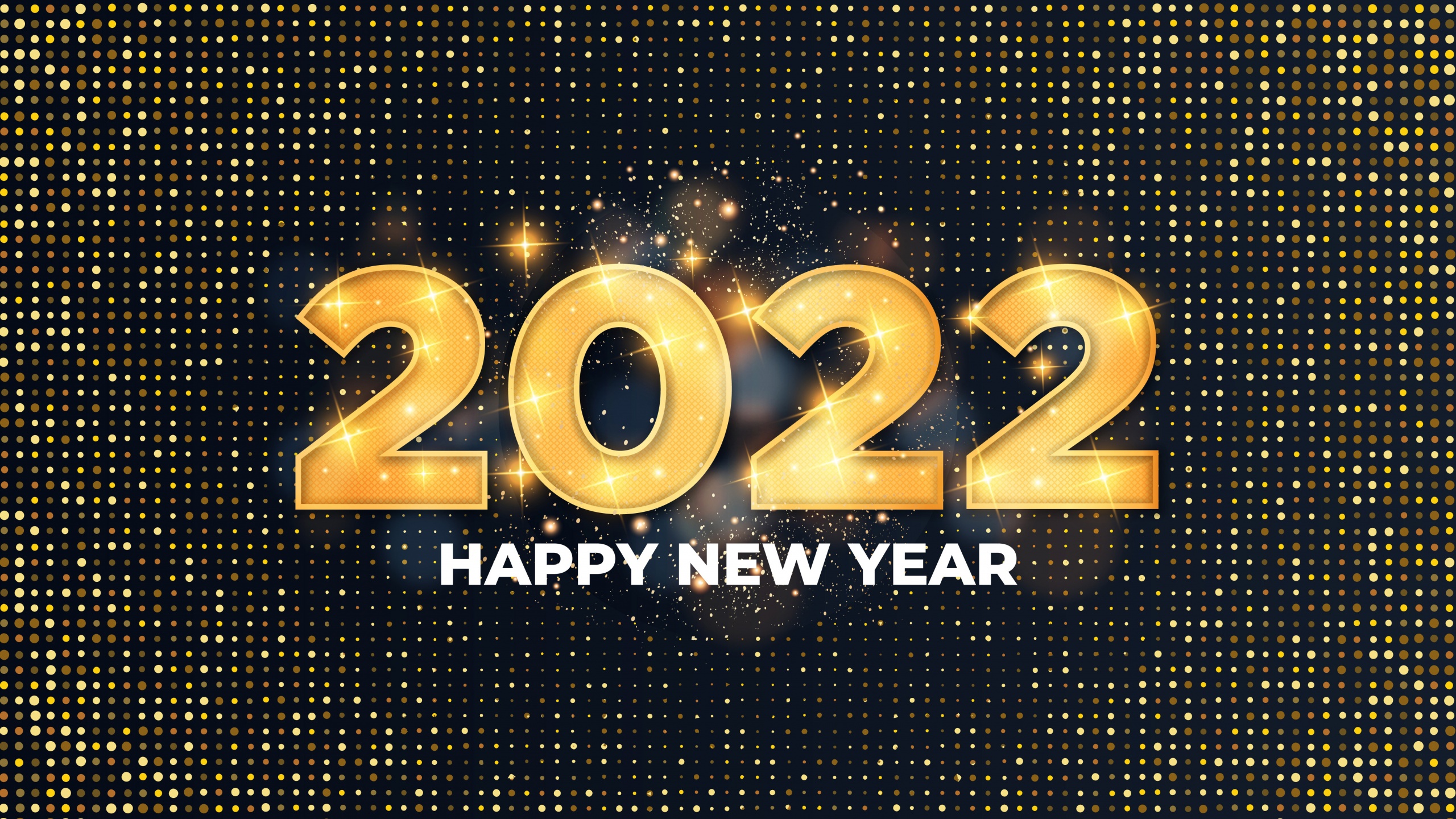 2022 New Year Wallpaper 4K, Happy New Year, Glitter, Celebrations/New Year,  #6968