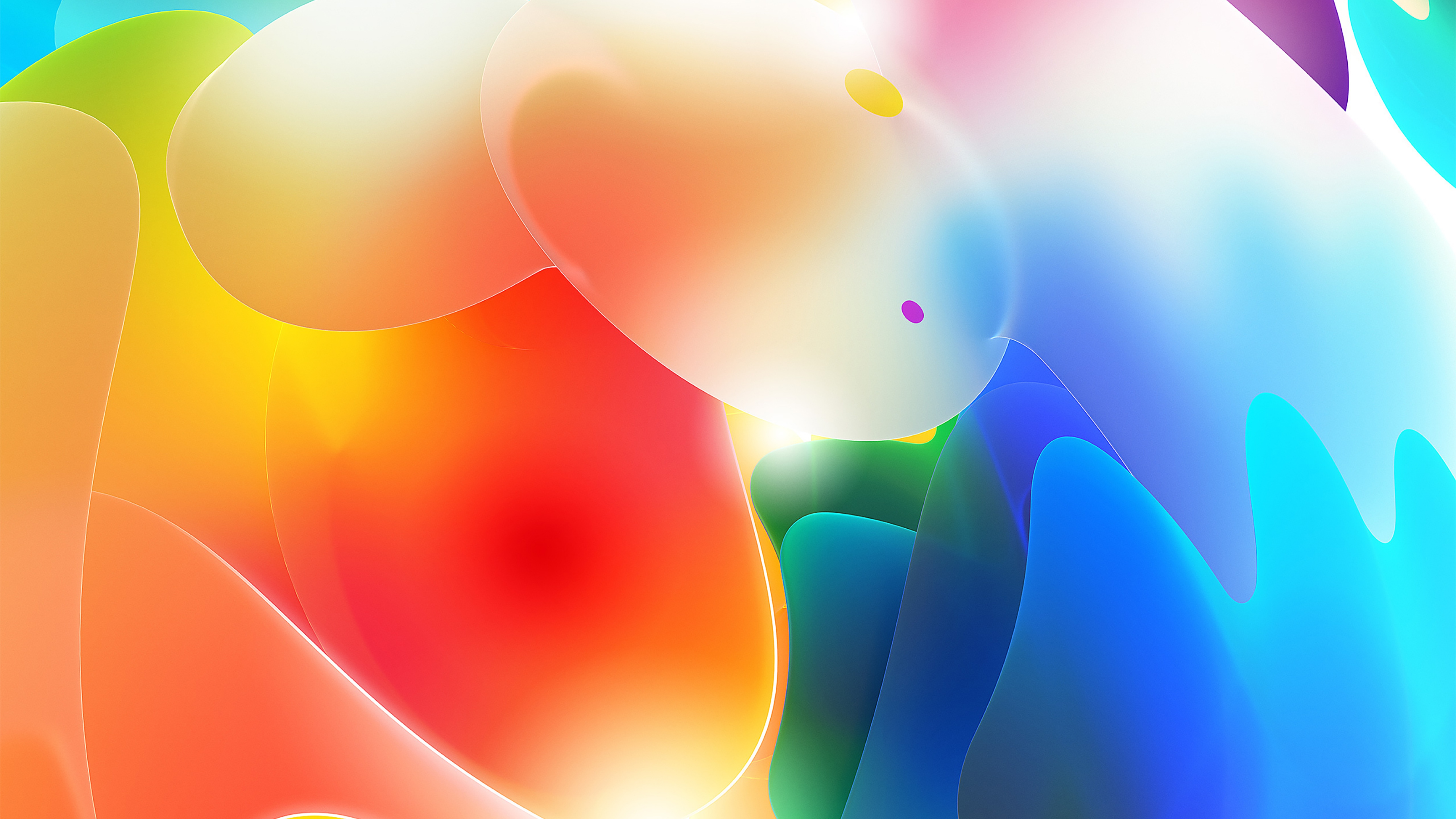 3D Wallpaper 4K, Gradients, Colorful, Glow, Light, #3567