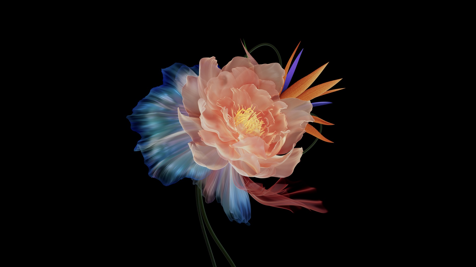 Abstract Flower Wallpaper 8k Ultra HD ID:5852