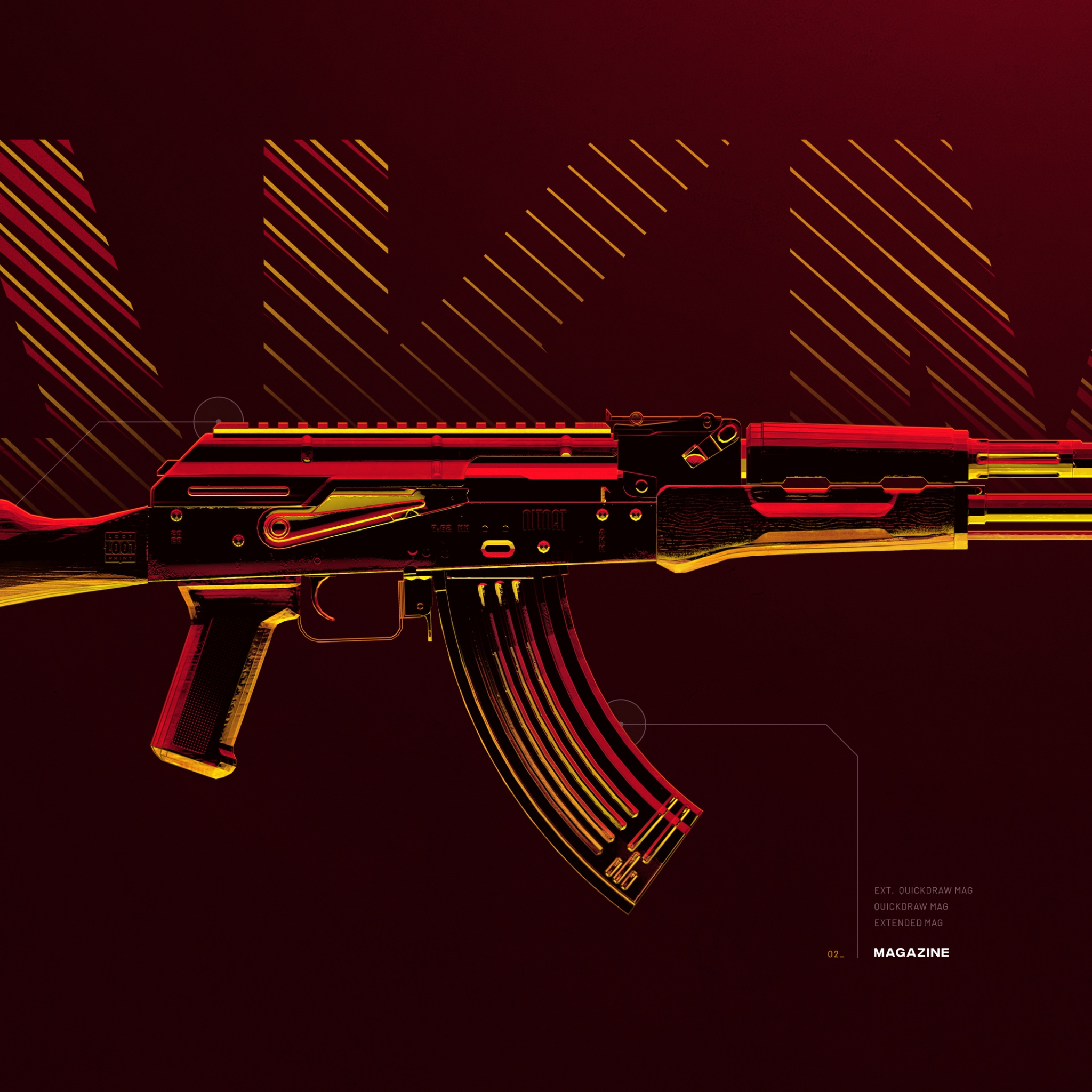 AKM 4K Wallpaper, Assault rifle, PUBG MOBILE, PlayerUnknown's