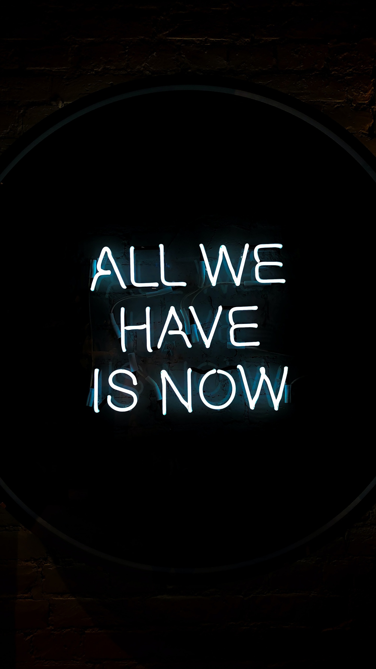 All we have is Now Wallpaper 4K, Neon sign, Typography, Quotes, #496