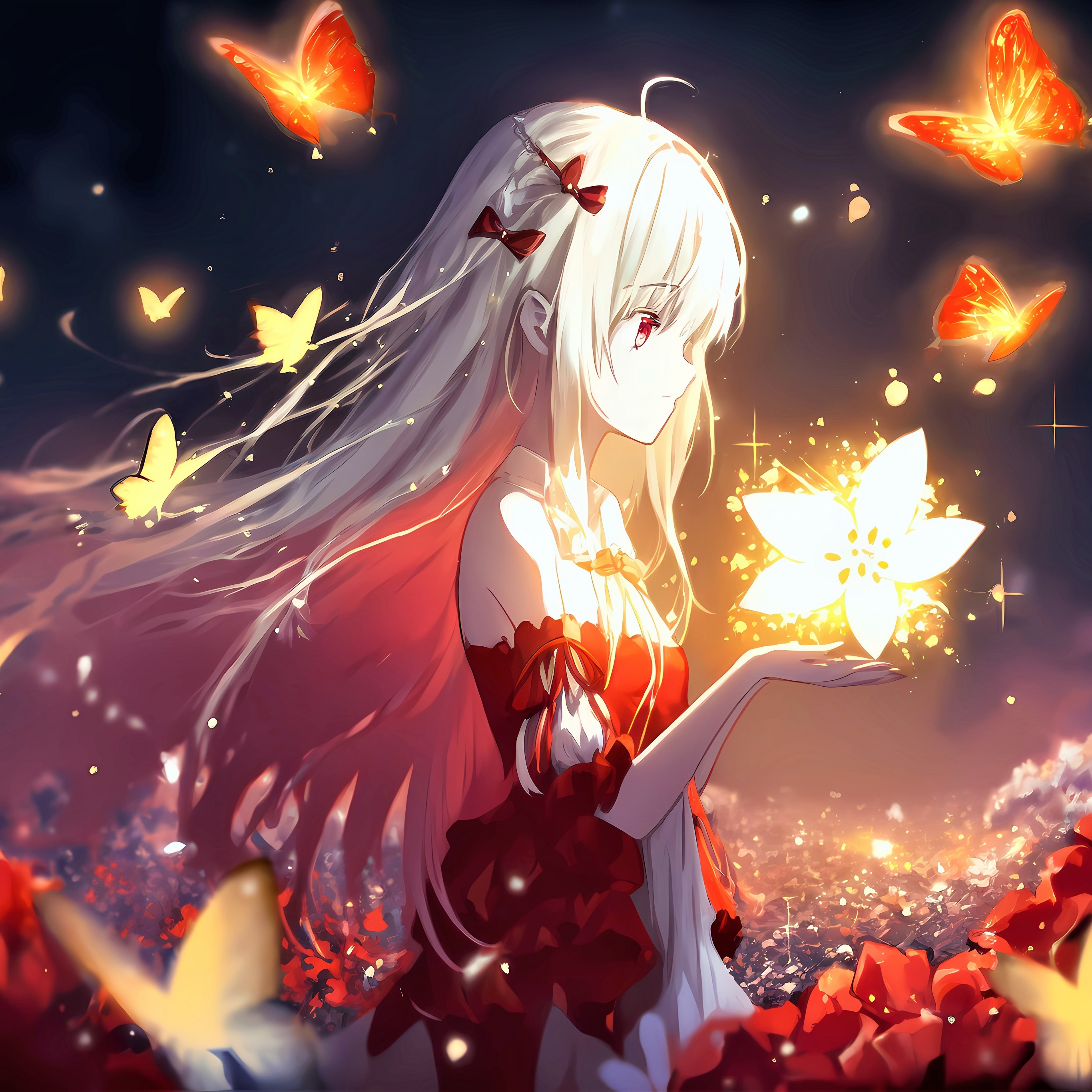 Red And White Anime Wallpapers  Wallpaper Cave