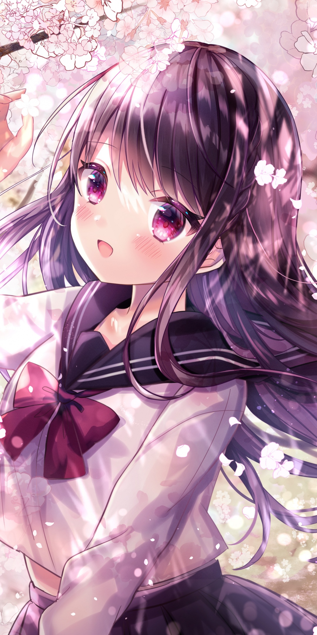 Anime girl 4K Wallpaper, Girly, Pink, Fantasy, Anime, #5055
