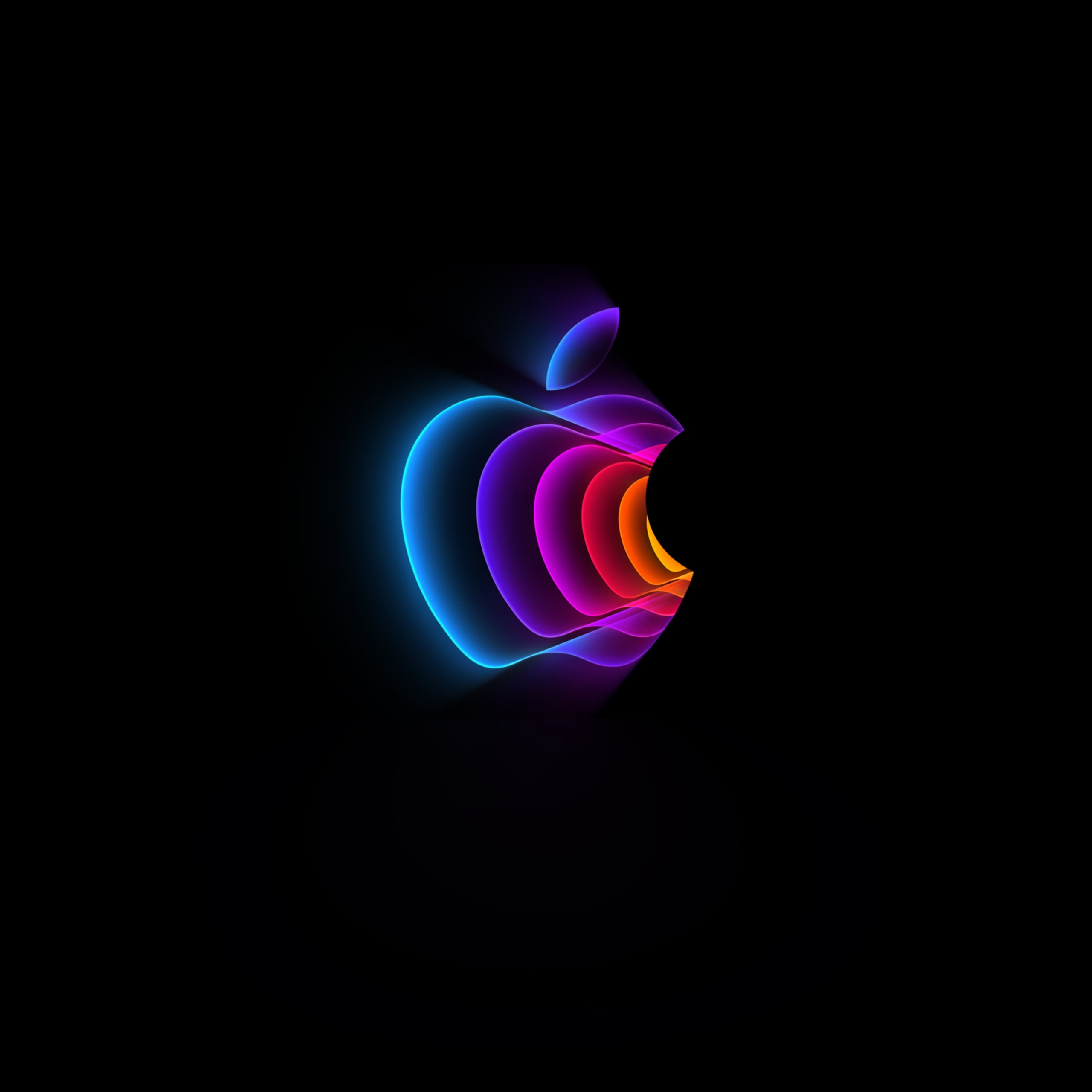 Apple Event 2022 Wallpaper 4K, Colorful, Apple logo
