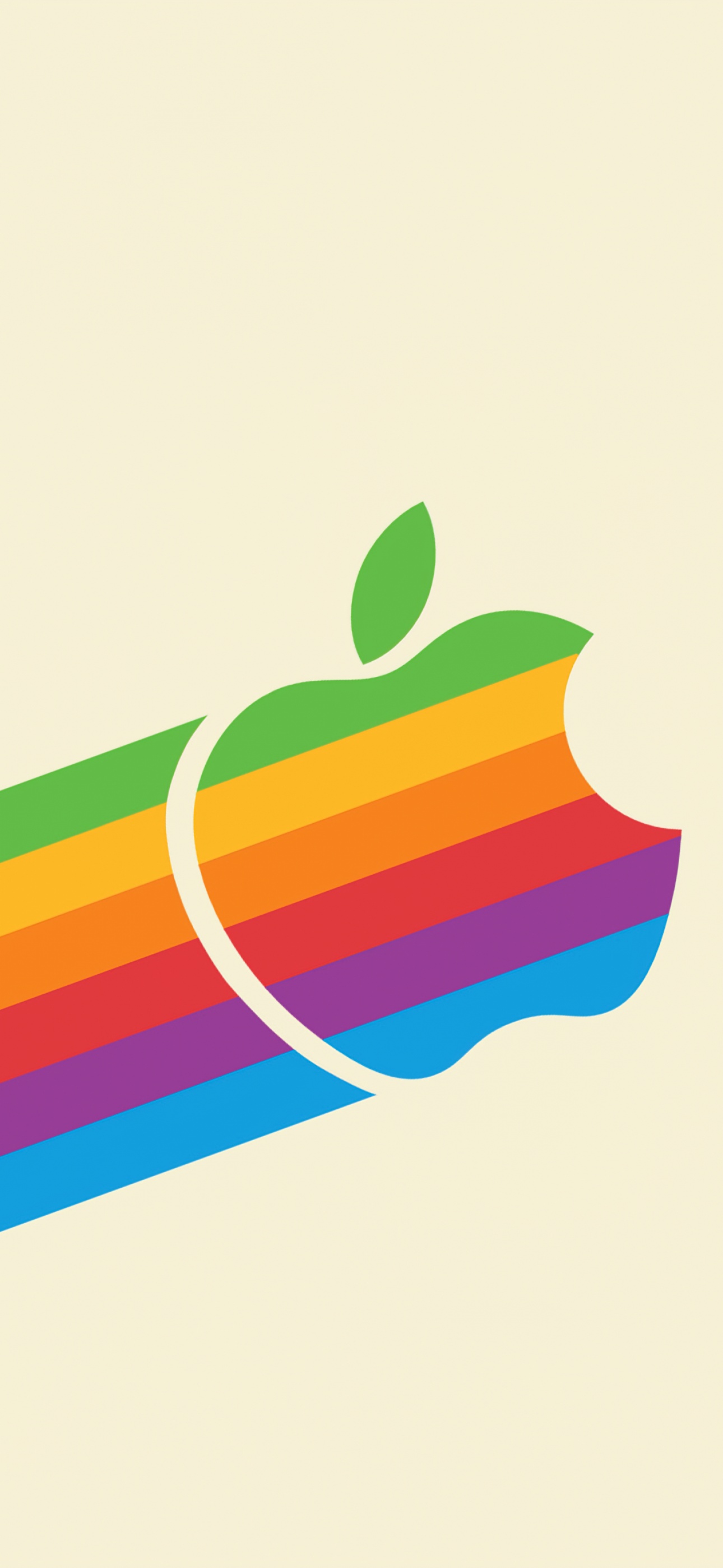 retro apple logo