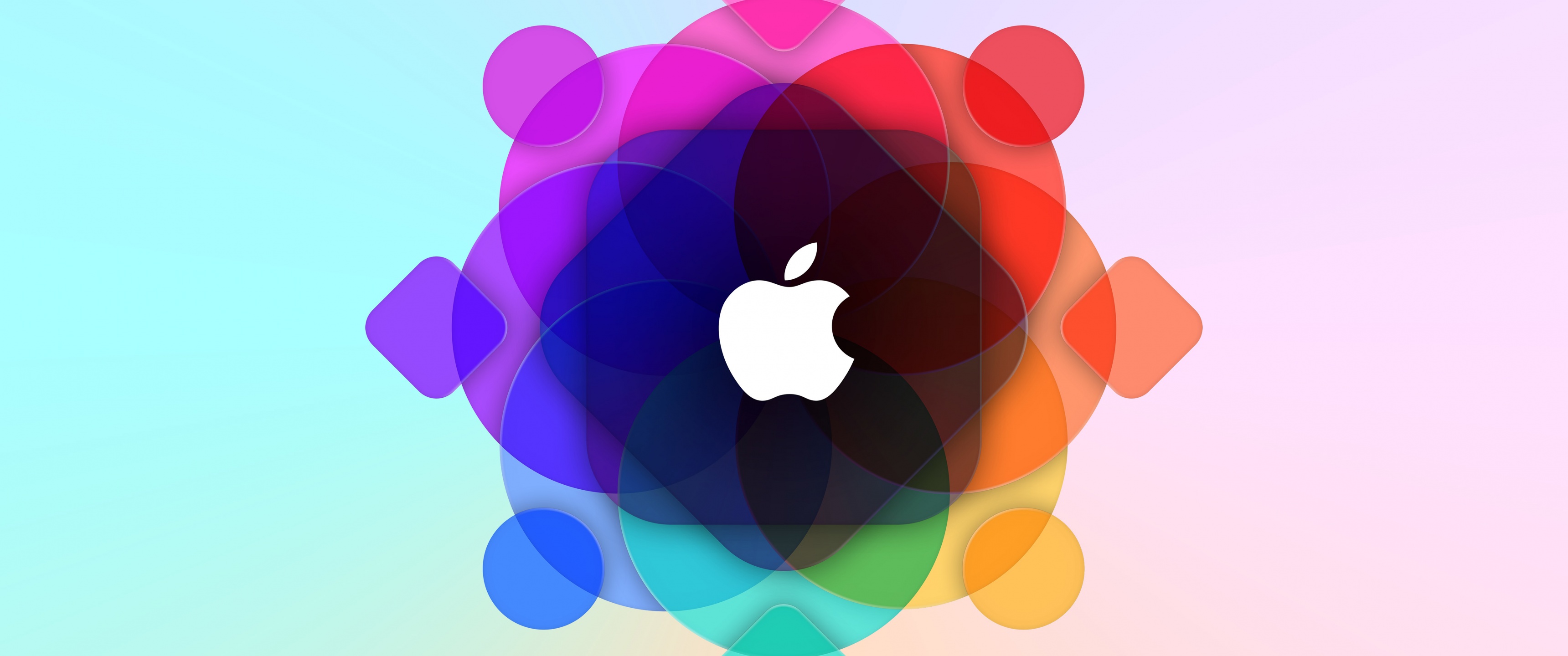 cool apple logos background
