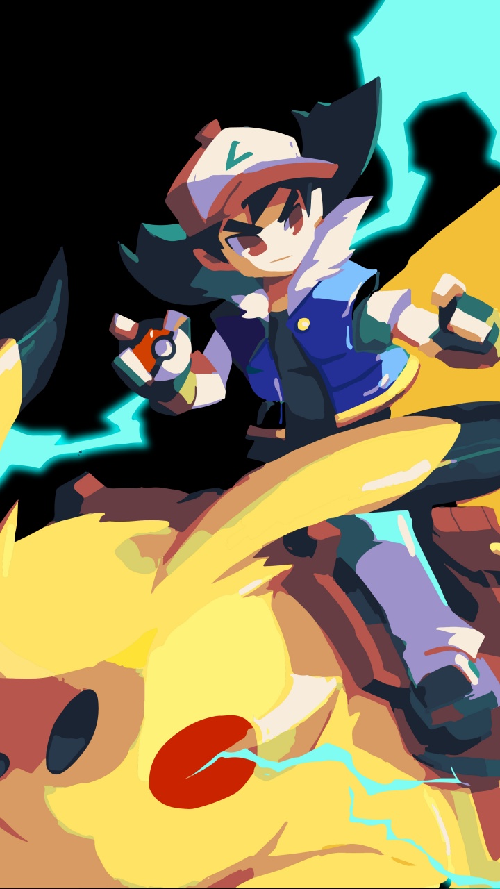 Ash Ketchum wallpaper Pokemon Master ver by PokebeyFlameGod on DeviantArt