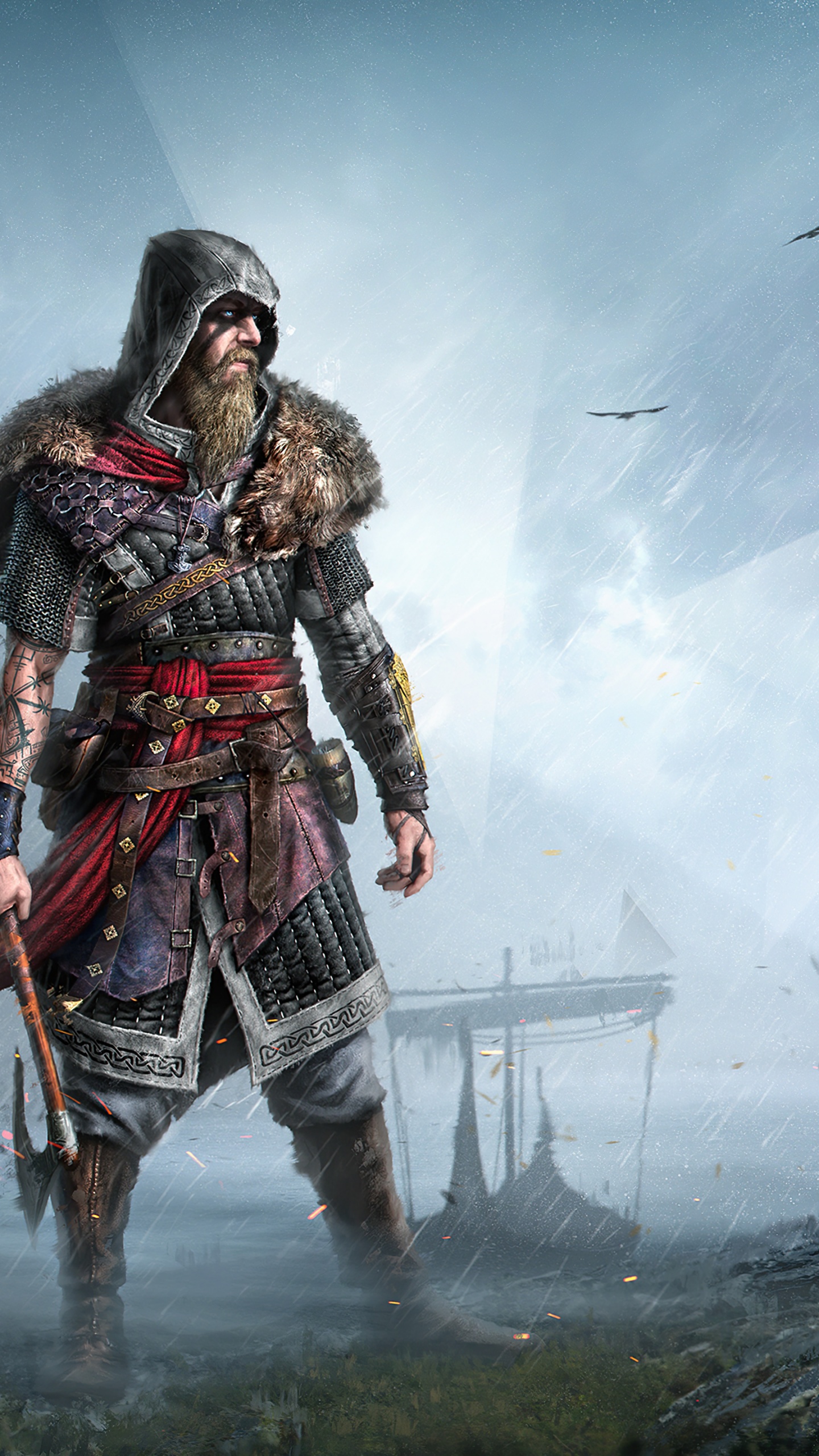 Assassin's Creed Valhalla Wallpaper 4K, Viking raider, Fan Art, Games, #1185