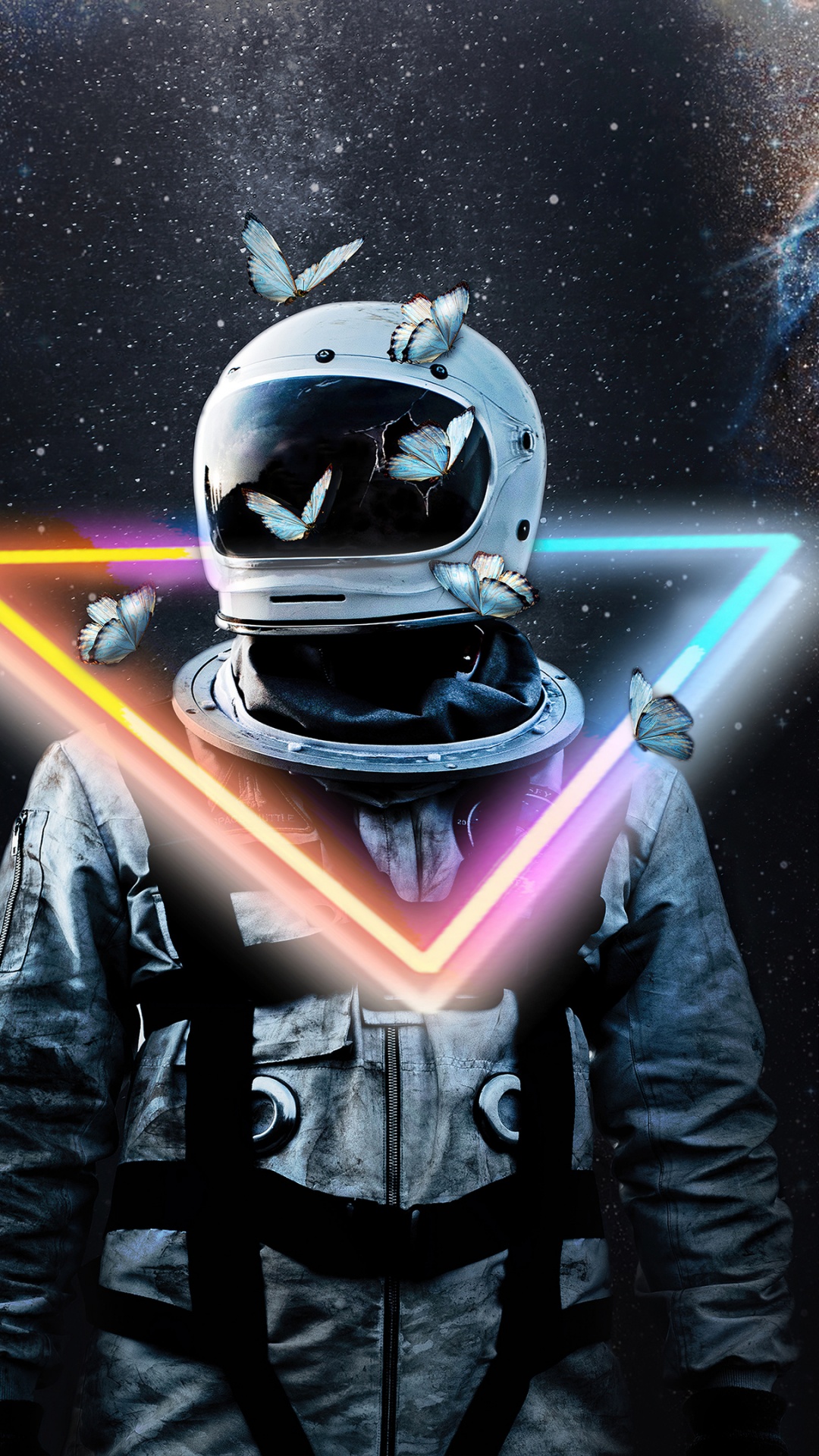 Wallpaper Astronaut Amoled Black Aesthetic Space Space Aesthetics  Background  Download Free Image