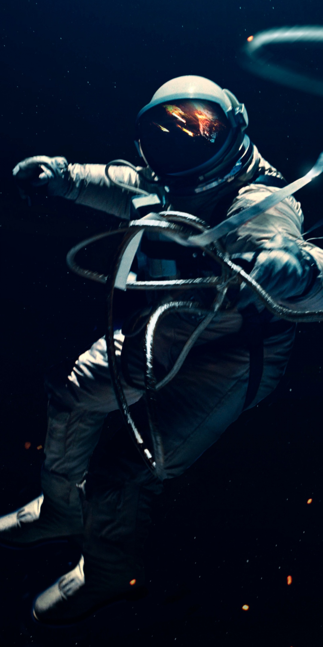 Astronaut Wallpaper 4K, Space suit, Dark background, Lost in Space