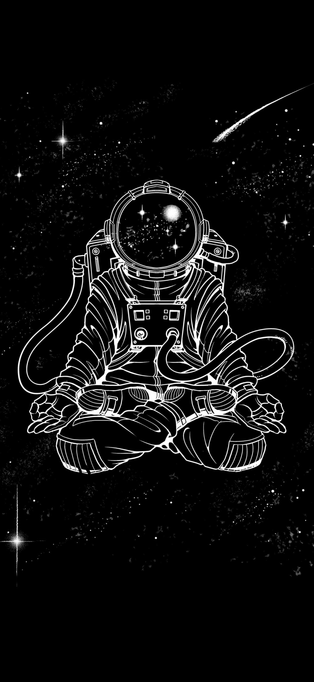 Anime Astronaut Spacewalk