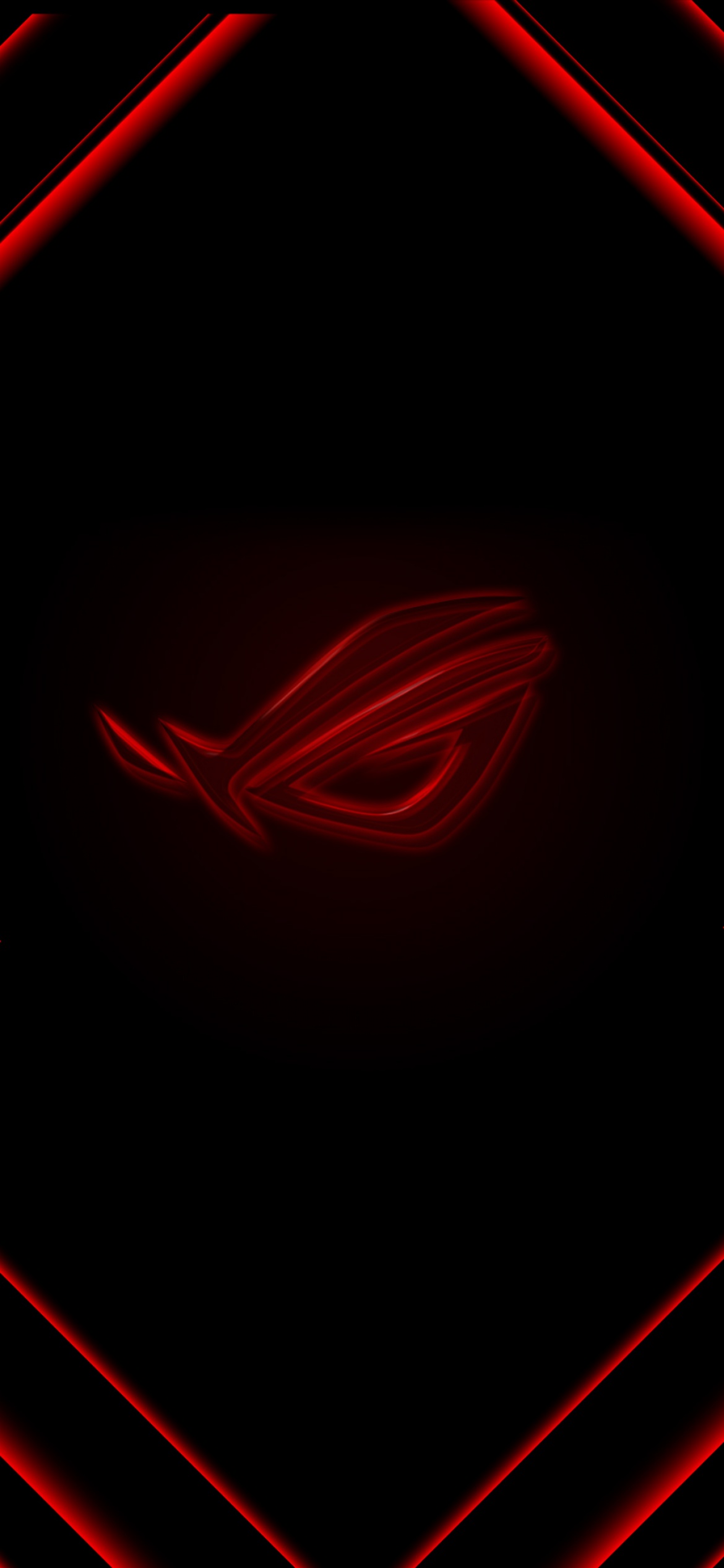 ASUS ROG Wallpaper 4K, Ambient lighting, Red lighting, Dark background