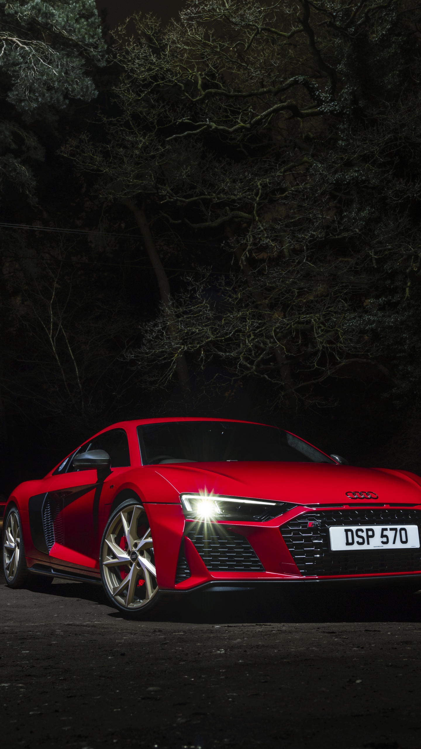Audi R8 V10 performance RWD Wallpaper 4K, 2022, Night, Cars, #7742