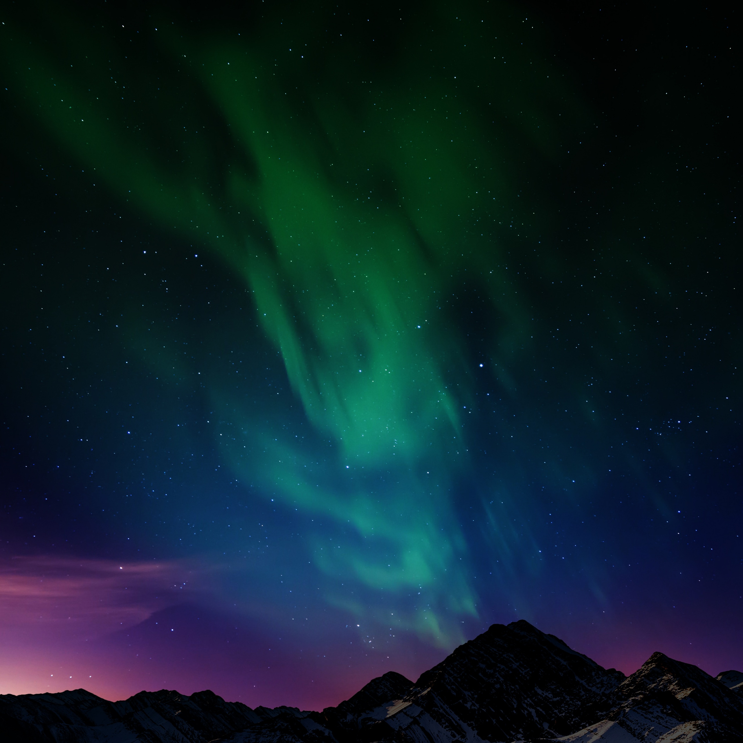 Aurora Borealis Wallpaper 4K, Northern Lights, Nature, #5938