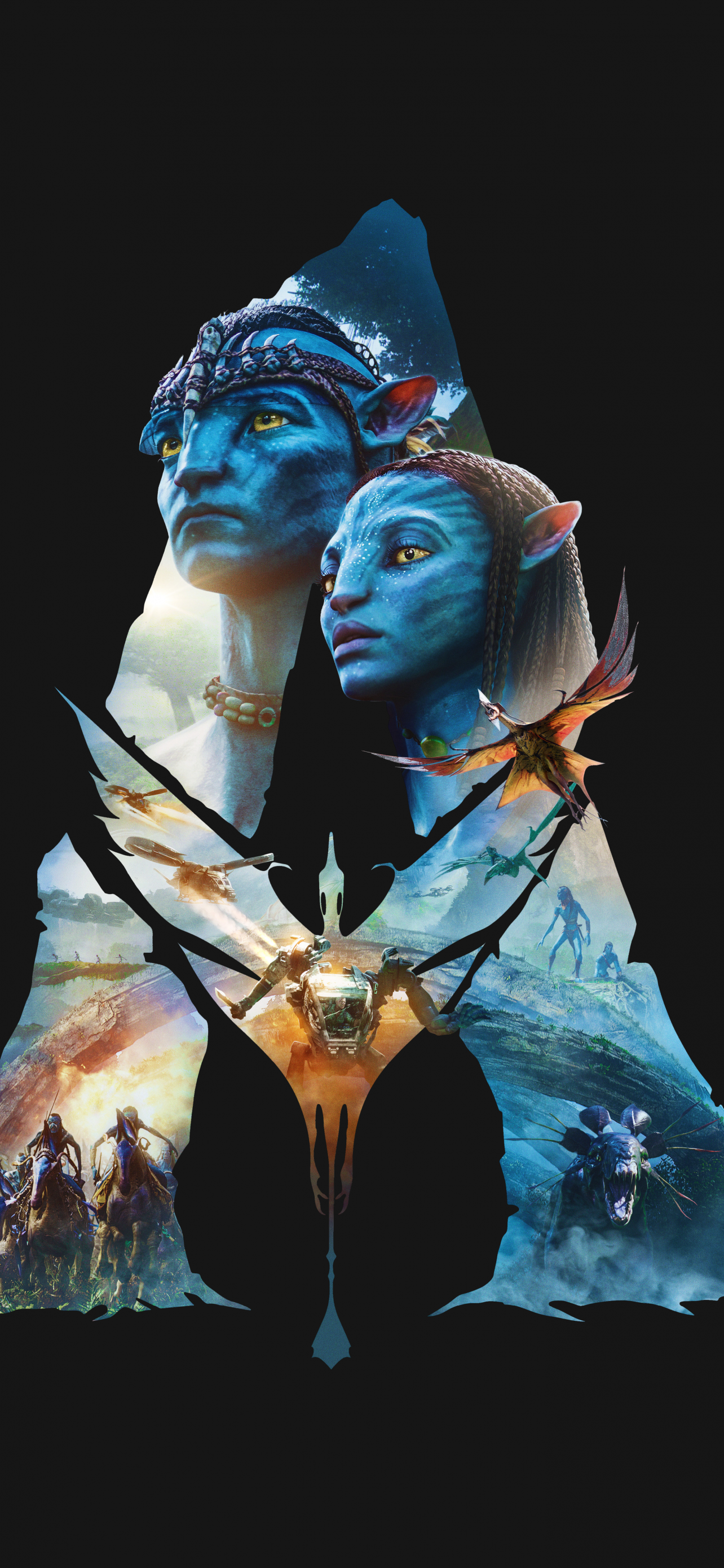 Avatar: The Way of Water Wallpaper 4K, Avatar 2, 2022 Movies, Black/Dark,  #8788