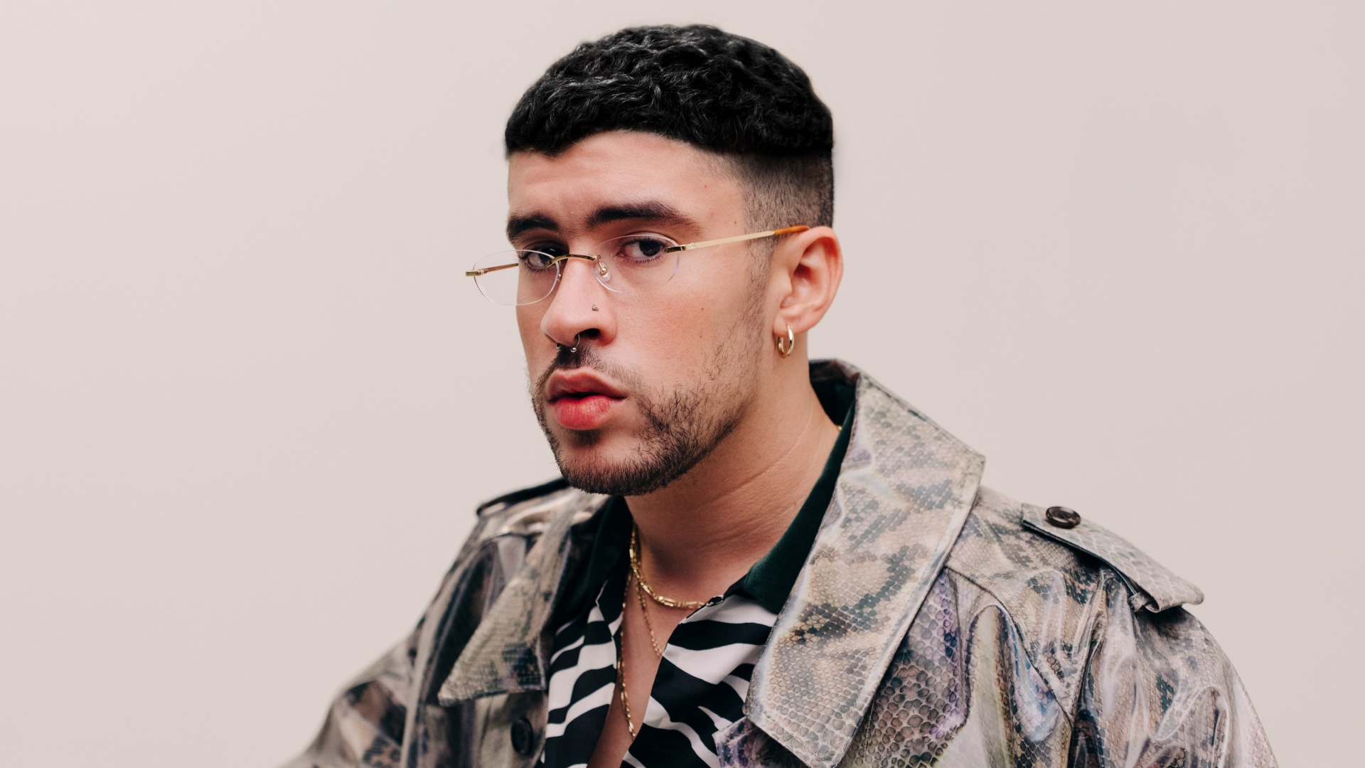 Puerto Rican Rapper Bad Bunny Arrives Editorial Stock Photo - Stock Image
