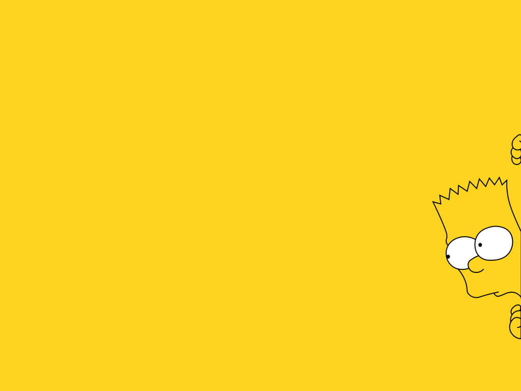 Bart Simpson Wallpaper 4K, The Simpsons, Yellow background