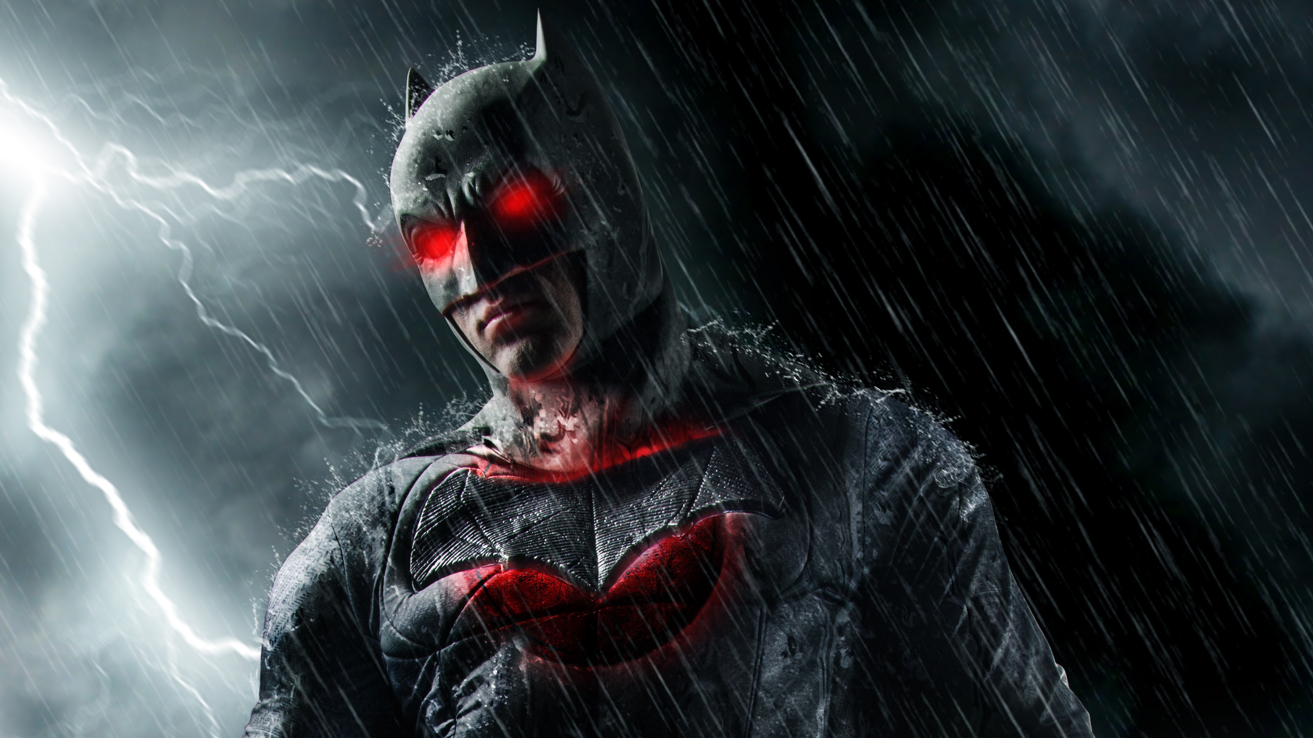 Batman Wallpaper 4K, DC Superheroes, DC Comics, Dark, Cosplay, Graphics