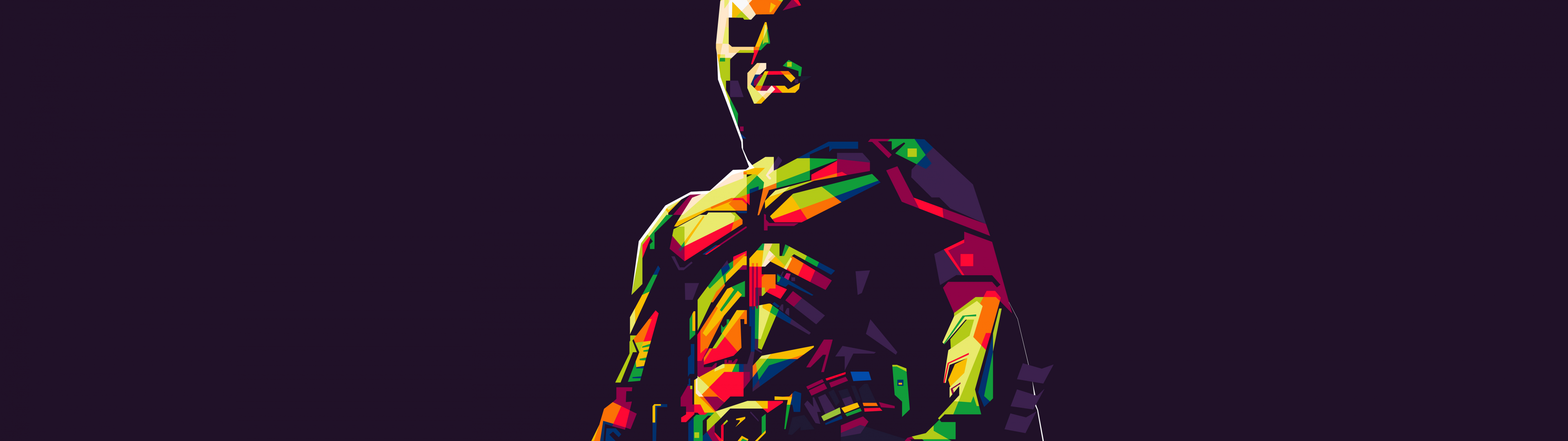 Minimalism Batman UHD 8K Wallpaper