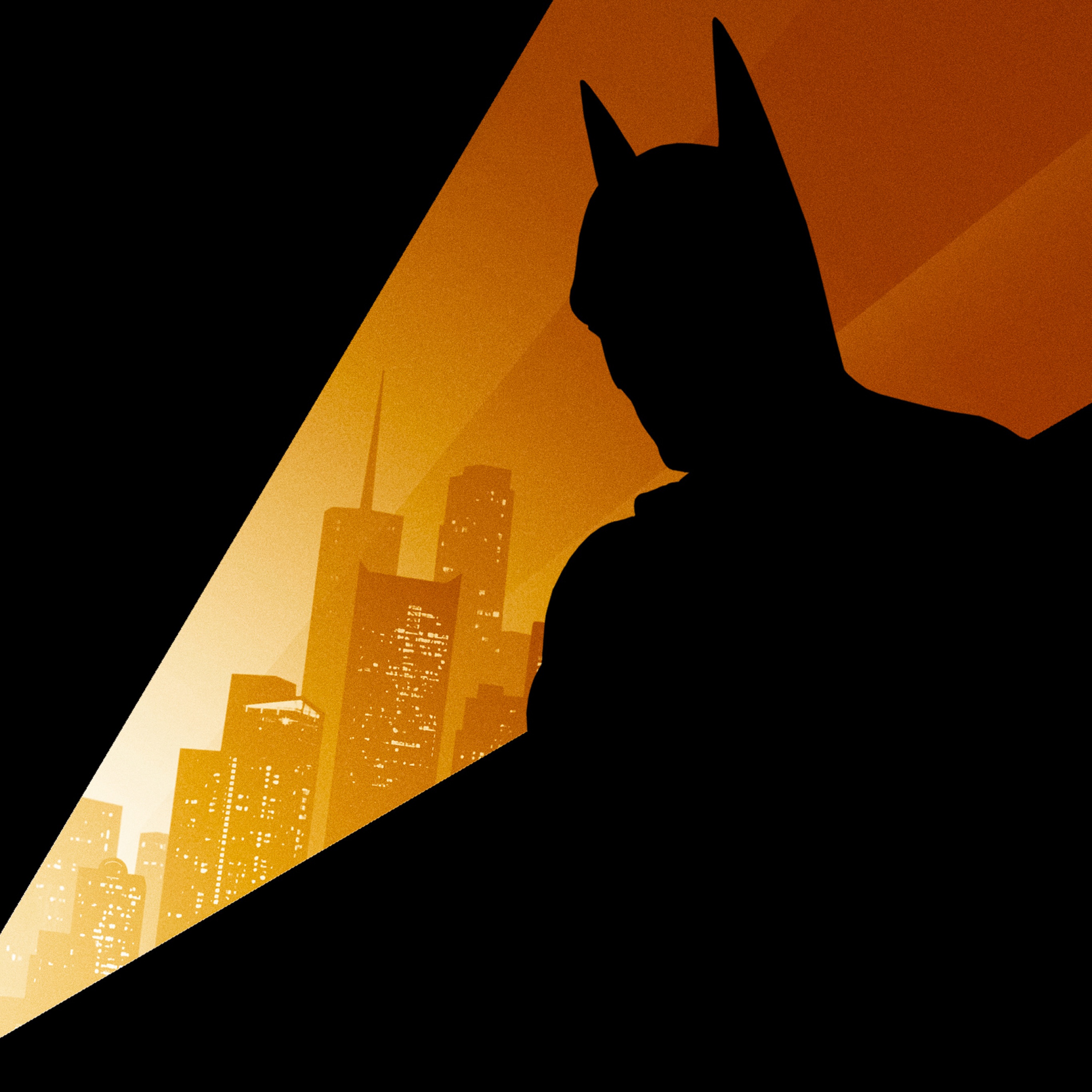 Batman Wallpaper 4K, Silhouette, DC Comics, Graphics CGI, #927