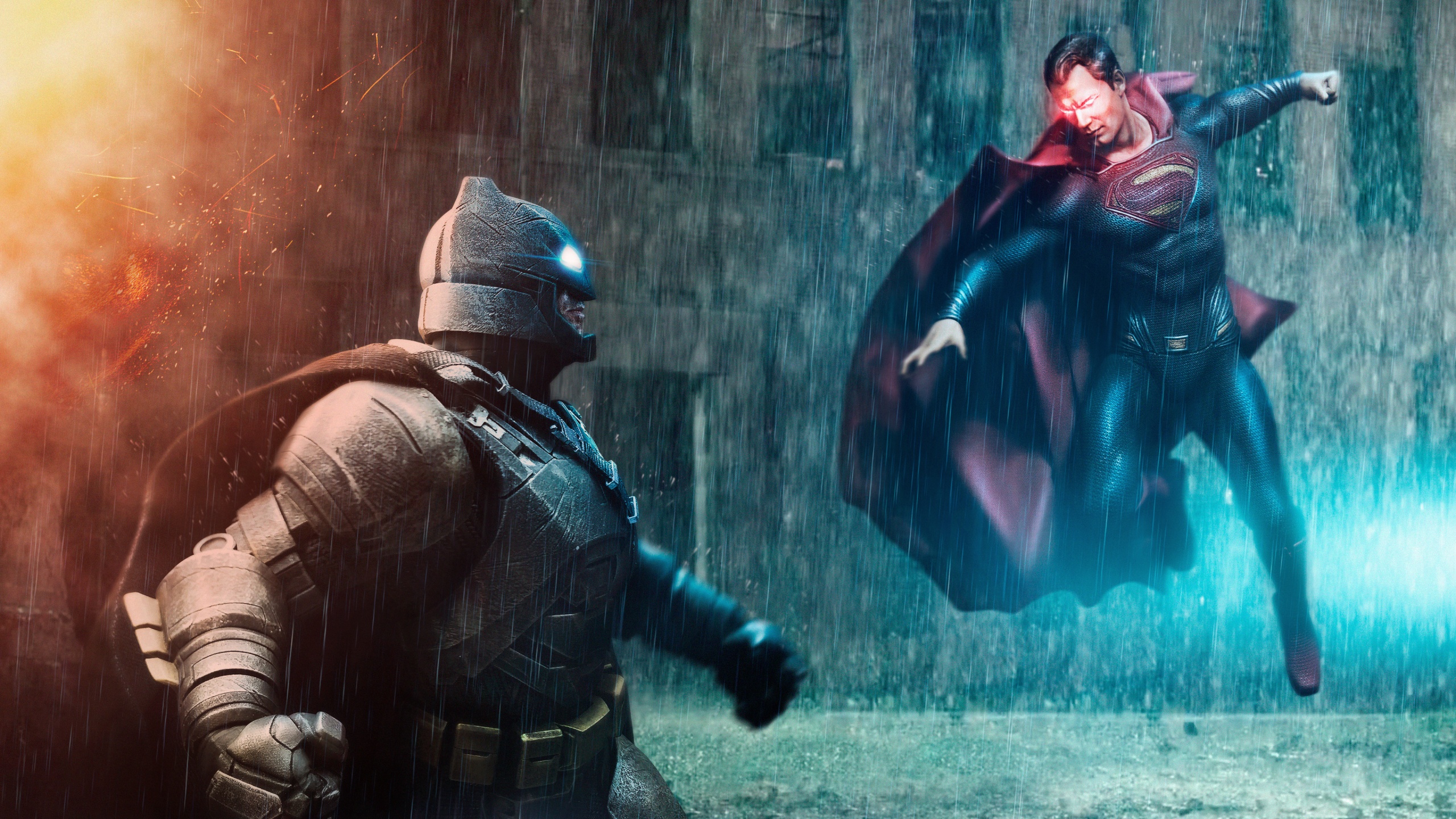 Batman vs Superman Dawn of justice 4K wallpaper download