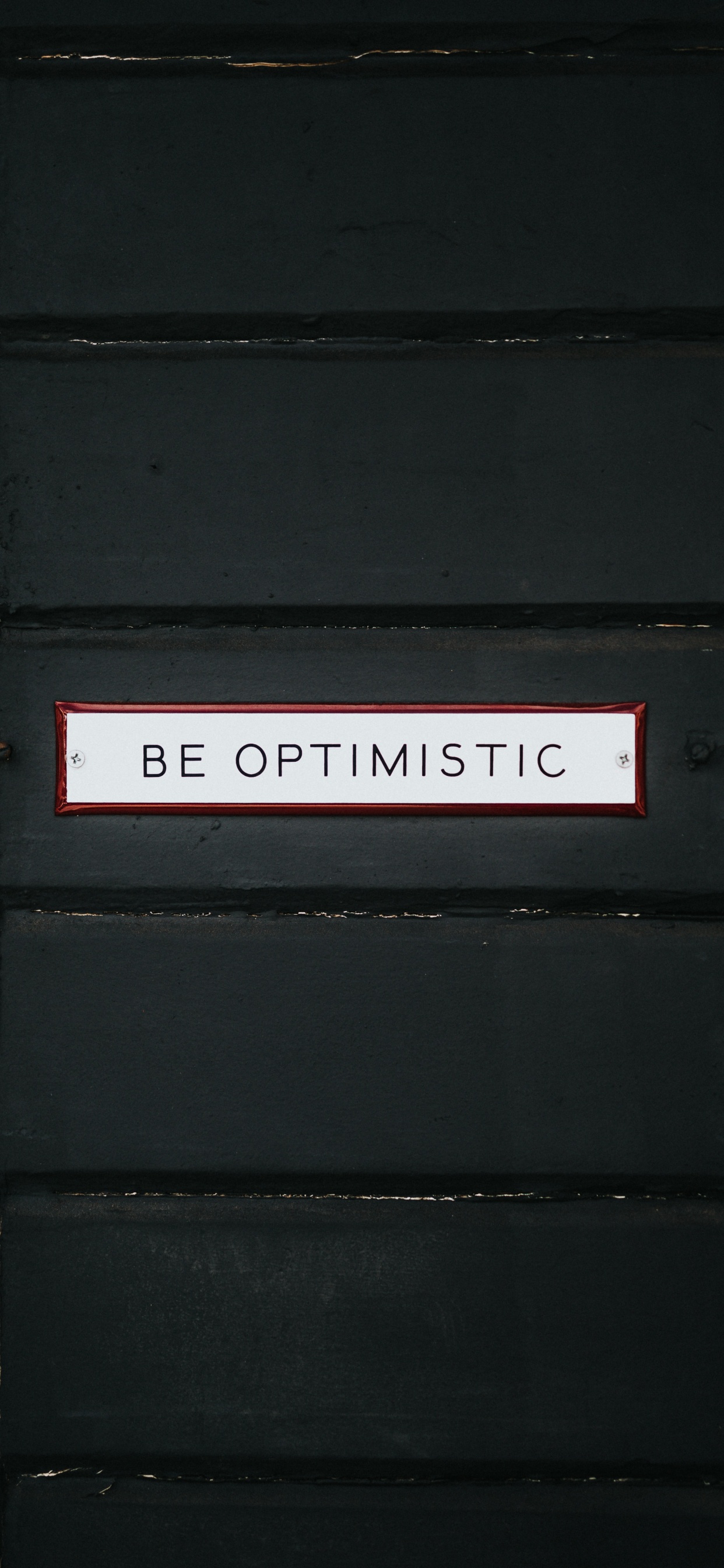 Be Optimistic 4K Wallpaper, Inspirational quotes, Dark background
