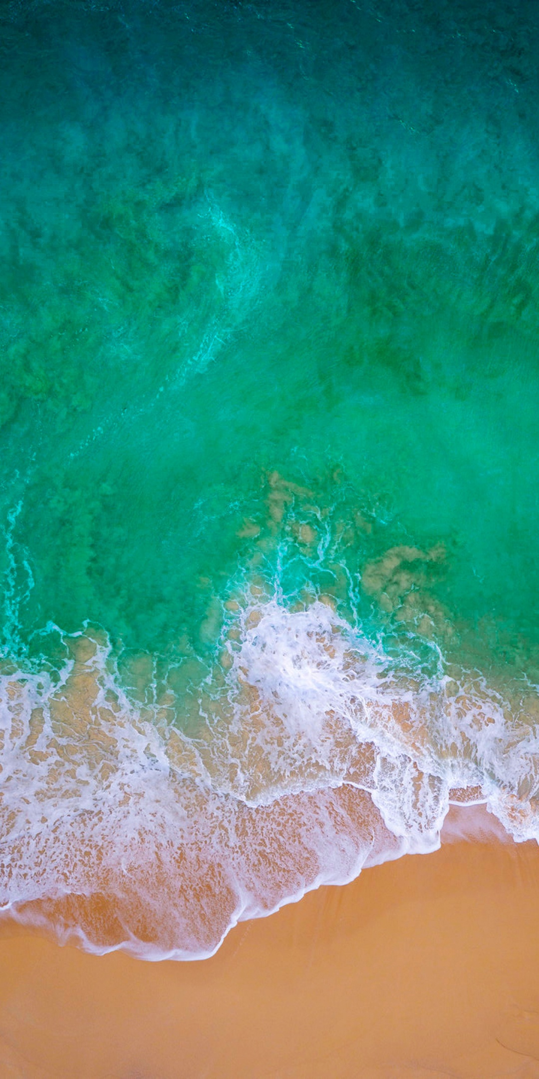 Beach Wallpaper 4K, MacBook Pro, Aerial view, Waves