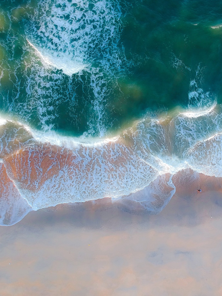 Beach Wallpaper 4K, Coastal, Ocean, Blue Water