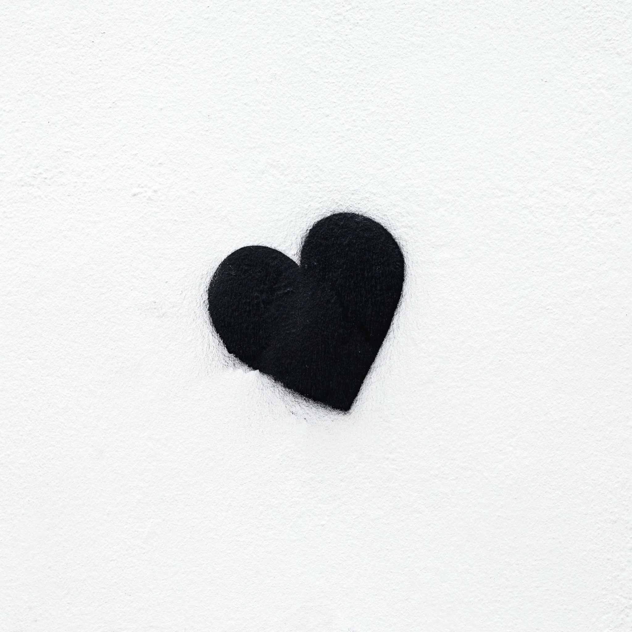 Black heart Wallpaper 4K, Love heart, Love, #4826