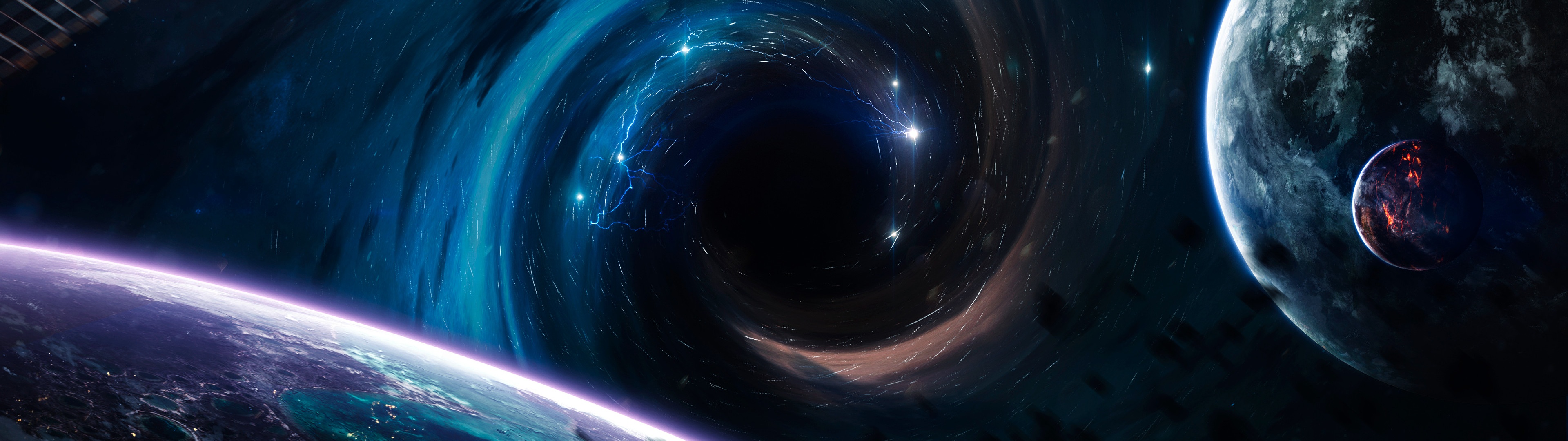 Bạn đang tìm kiếm một hình nền mới và ấn tượng? Hãy trải nghiệm hình nền đen lỗ đen 4K với khung cảnh hành tinh, chân trời và không gian không gian tuyệt vời, giúp bạn tận hưởng các trải nghiệm thú vị hoàn toàn mới.