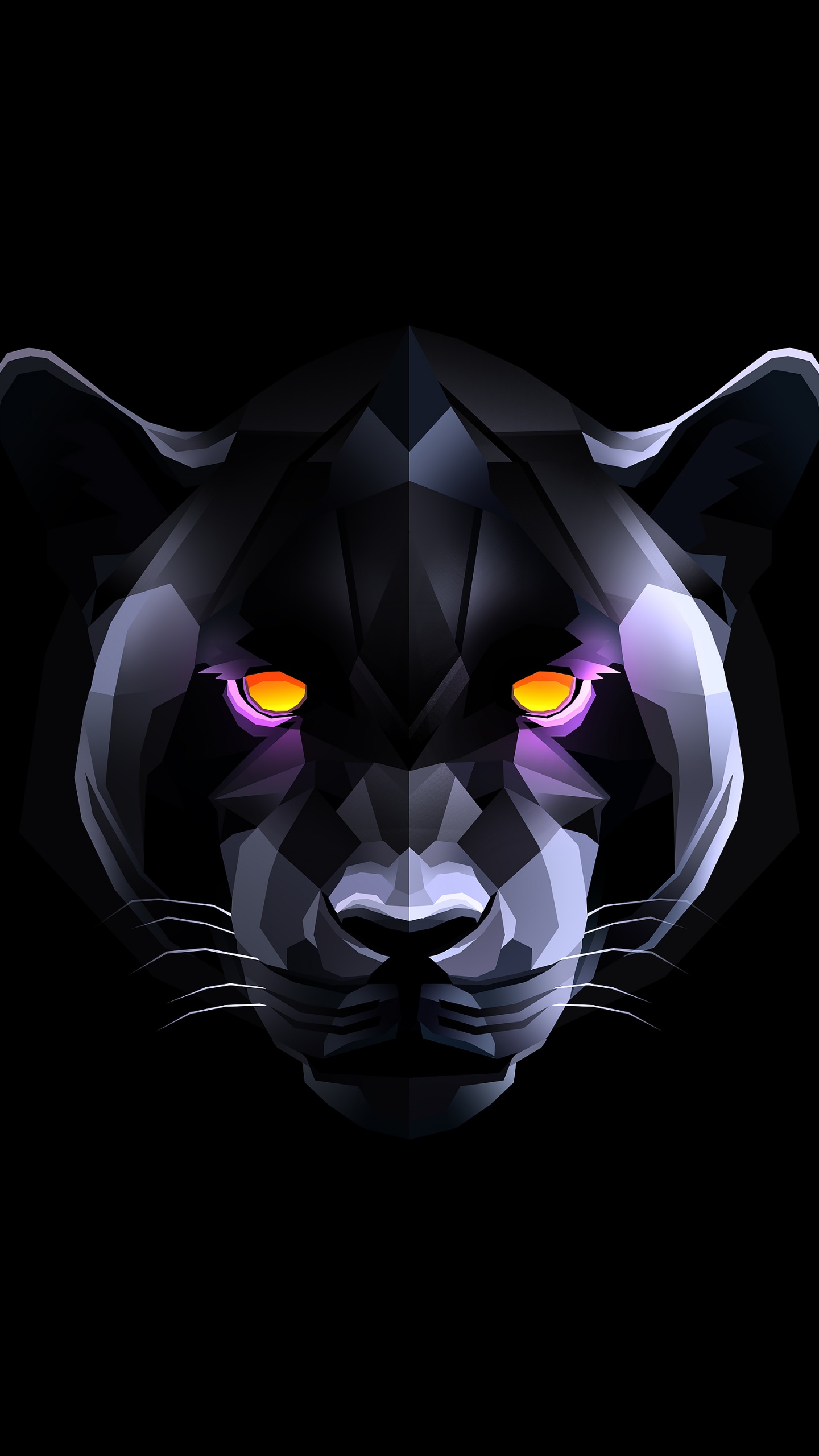Panther Wallpaper 4K Scary Glowing eyes Graphics CGI 6135