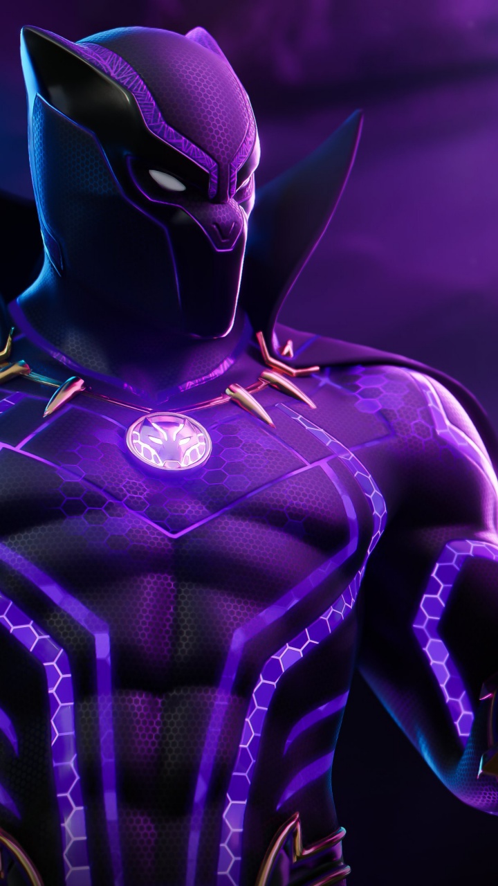 Black Panther Wallpaper 4K, Fortnite, Skin, 2020 Games