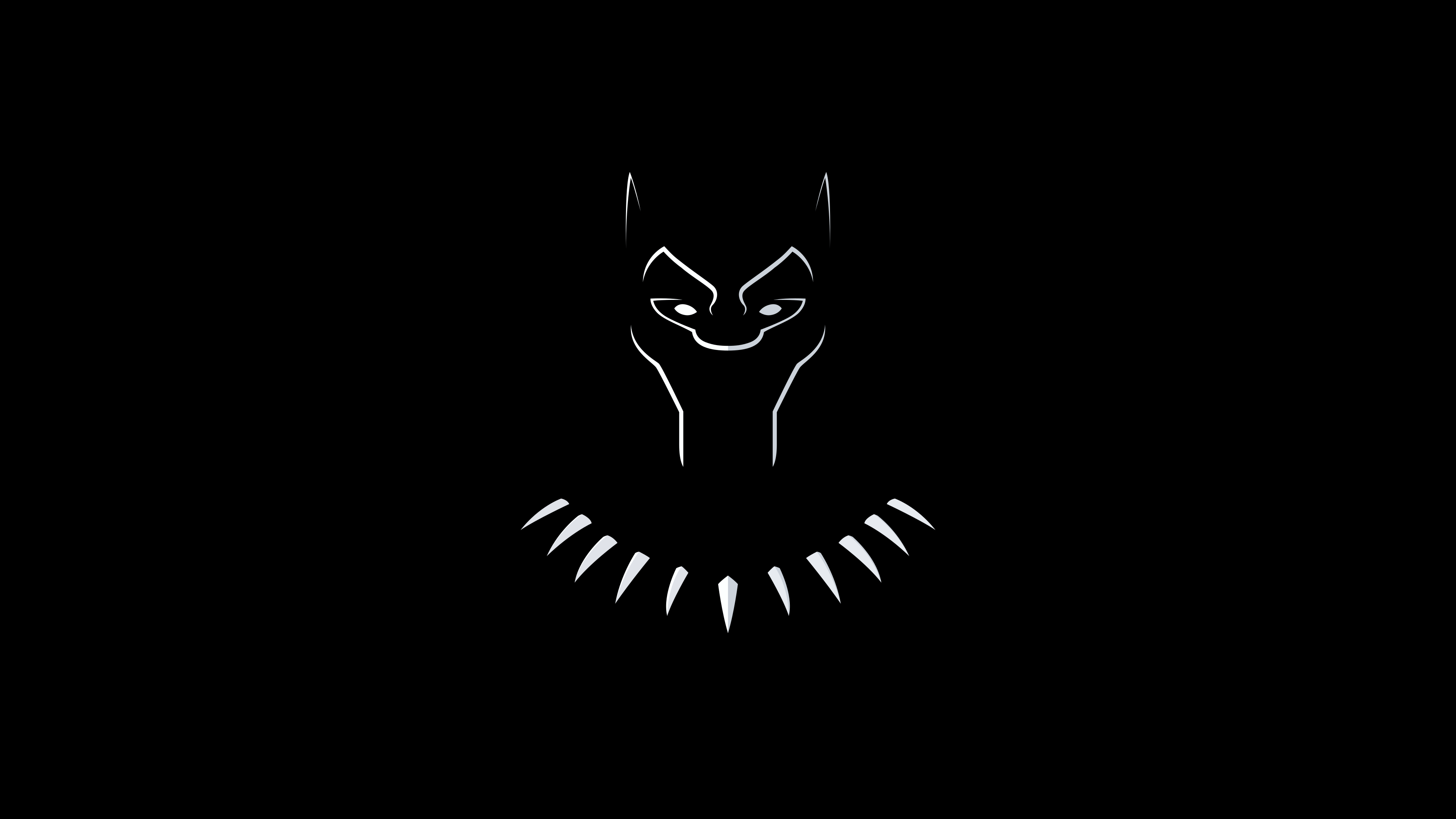 Minimal Black Panther 4k Neck Art Wallpaper, HD Minimalist 4K Wallpapers,  Images and Background - Wallpapers Den