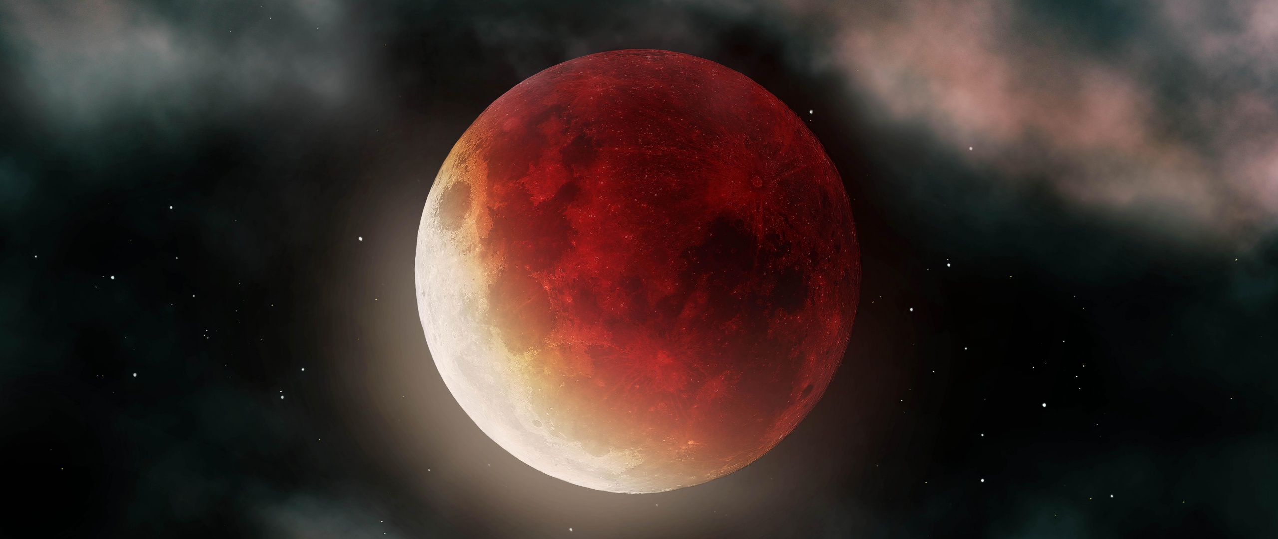 Castle Night Blood Moon Background Wallpaper Image For Free Download   Pngtree