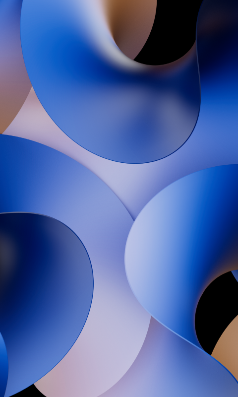 Blue abstract Wallpaper 4K, Abstract curves, Blue curves